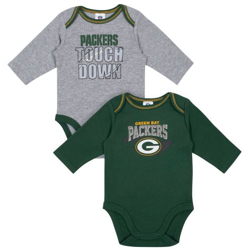 Packers Baby Touchdown Long Sleeve Bodysuit Set