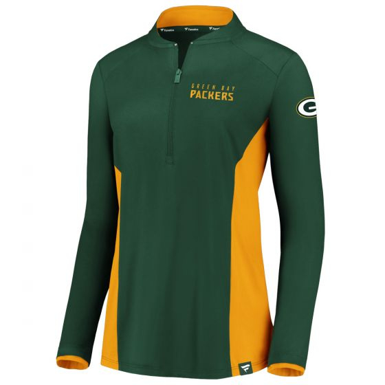 Packers Women's Colorblock 1/2 Zip Pullover