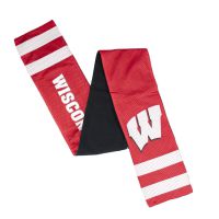 Badgers Jersey Scarf with Zipper Pocket