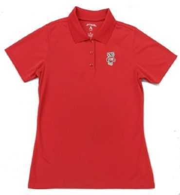 Badgers Women's Red Exceed Polo