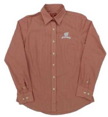 Badgers Womens Focus Button Down Shirt