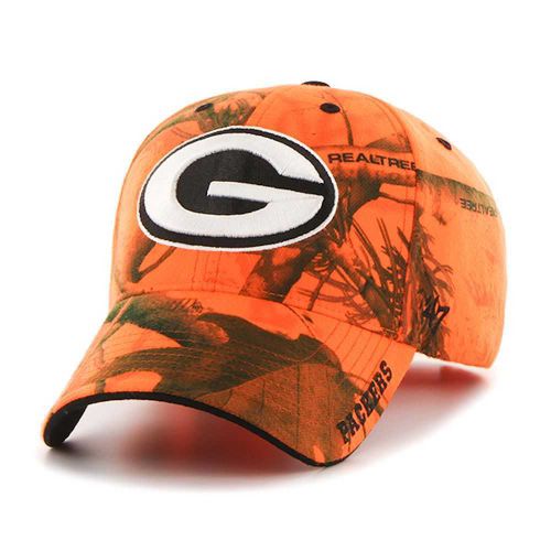 blaze orange baseball cap