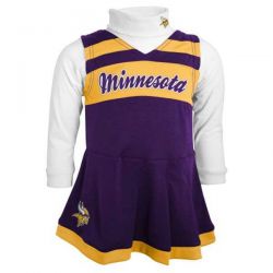 Vikings Toddler Minnesota Cheerleader Outfit